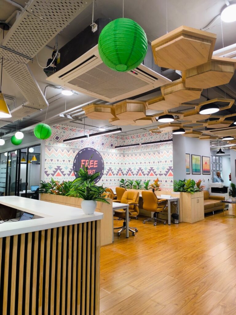 Modern coworking space for rent in Connaught Place, New Delhi